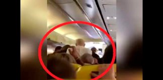 Un pasajero muerde la nariz a otro durante una pelea en pleno vuelo de Ryanair