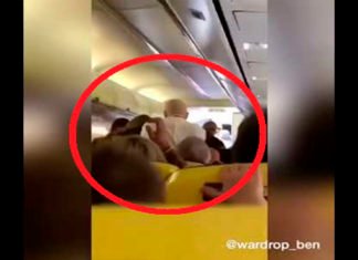 Un pasajero muerde la nariz a otro durante una pelea en pleno vuelo de Ryanair