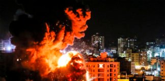 Israel bombardea en toda Gaza