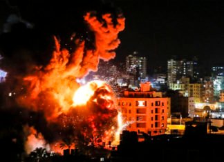 Israel bombardea en toda Gaza