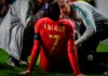 Cristiano Ronaldo se lesiona en el partido de Portugal