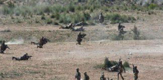 Un legionario muere de un disparo en unas maniobras en el campo de tiro de Agost