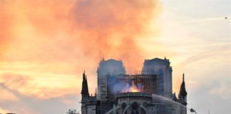 Las autoridades dan por «salvada» la estructura de Notre Dame