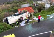 Al menos 28 muertos en el accidente de un bus turístico en Madeira