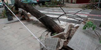 Más de 200 litros por metro cuadrado en Xàbia