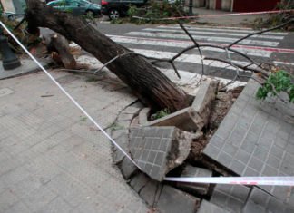 Más de 200 litros por metro cuadrado en Xàbia