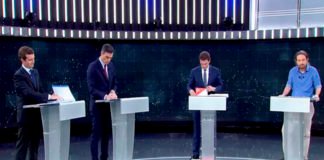 Ribera arrasa en el debate a 4