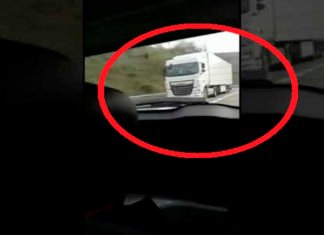 «Mamá, se acerca mucho»: La Policía Foral de Navarra sanciona por conducción temeraria a un camionero que acosaba a una familia