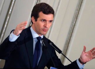 Pablo Casado: “Sánchez prefiere las manos manchadas de sangre que manos blancas”