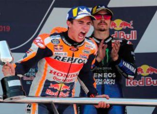 Márquez gana en Jerez, Lorenzo es duodécimo y Mir se cae