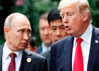 Trump asegura que Putin «no está buscando involucrarse en Venezuela»