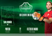 Elche C.F. y el Athlético de Madrid acuerdan que San Román sea portero franjiverde la próxima temporada