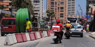 Ciudadanos «avisa» en Benidorm que el caos provocado por las obras durarán el doble de lo previsto por el PP