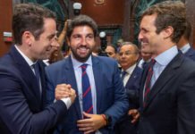 Murcia ya tiene presidente gracias a la unión de PP, Ciudadanos y Vox