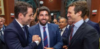 López Miras, investido presidente de la Región de Murcia por la Asamblea Regional