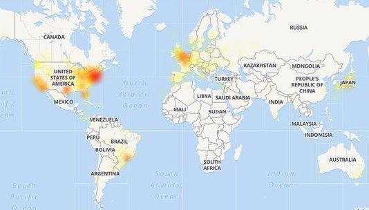 Medio mundo se quedó ayer incomunicado a través de la red social Twitter