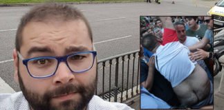 El bulto sospechoso que quiso defecar ante la comitiva de Ciudadanos en el Orgullo de Madrid fue candidato del PSOE hace cuatro años