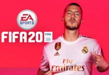 Eden Hazard nueva portada de Fifa 2020