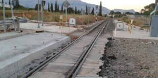 El TRAM deja de funcionar entre Calpe y Denia por obras en la línea del «trenet»
