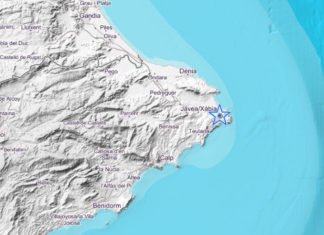 Un terremoto sacude la zona norte de Alicante con una intensidad de 2.8 grados en el Cabo de La Nao