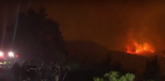 Grecia rinde homenaje a los bomberos españoles que ayudaron a sofocar esta semana el fuego en la isla de Evia