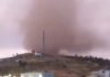 Espectacular tornado en la provincia de Málaga