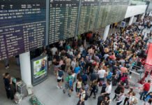 Un joven Español obliga a cancelar 130 vuelos en el aeropuerto de Múnich por abrir una puerta equivocada