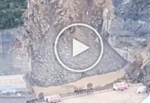 Un desprendimiento obliga a cortar el acceso a Andorra desde Cataluña y desviar el trafico (Vídeo)