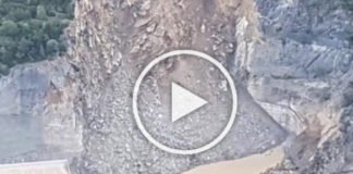 Un desprendimiento obliga a cortar el acceso a Andorra desde Cataluña y desviar el trafico (Vídeo)