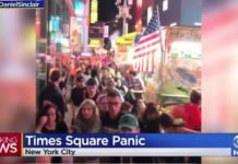 Seis motoristas implantan el pánico en Times Square en Nueva York por temor a tiroteo masivo con docenas de heridos