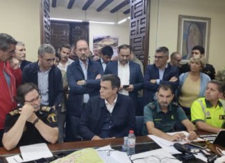 Las zonas afectadas por la gota fría confían en la palabra dada por Sánchez y Ximo Puig para reconstruir los daños «con celeridad»