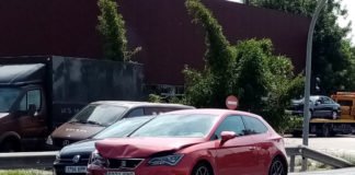 Un choque frontal en la N-332 entre Benidorm y Altea provoca largas retenciones