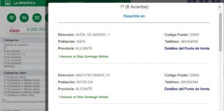 La primitiva deja dos importantes premios en Aspe y Novelda