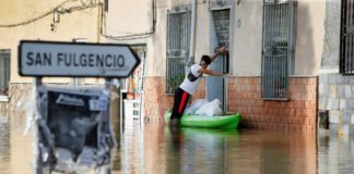 La Guardia Civil (AGCS) acudirá con un gran cargamento de ayuda en Murcia y Alicante para ayudar a los damnimicados por la gota fría