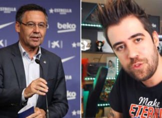 El youtuber AuronPlay, fue denunciado por Josep María Bartomeu por llamarle ‘Nobita’ y Doraemon está muy preocupado