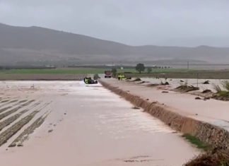 Muere un matrimonio en su coche tras la tromba de agua en Caudete, Albacete «VÍDEO»
