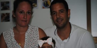 Donohue se enamoró de África, un bebé de Mutxamel con una enfermedad rara que necesita la ayuda de todos para salvar su vida