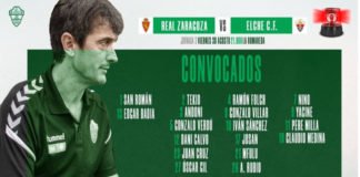 Alarma en el Elche, el virus de las Paperas ha afectado a Fidel y es baja para la visita a Zaragoza