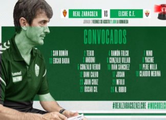 Alarma en el Elche, el virus de las Paperas ha afectado a Fidel y es baja para la visita a Zaragoza