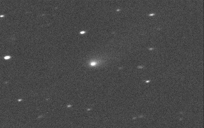 El cometa C / 2019 Q4 está fotografiado por el Telescopio Canadá-Francia-Hawái en la Isla Grande de Hawái el 10 de septiembre de 2019. NASA / JPL / Telescopio Canadá-Francia-Hawái