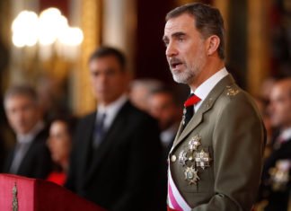 El Rey Felipe VI organiza este jueves con la presidenta del Congreso la ronda de contactos ante la fecha límite para investir al presidente del gobierno