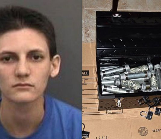 Una joven del Estado de Florida es detenida por acumular en su casa veinticuatro bombas destructivas