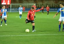 La Nucía pone contra las cuerdas al Hércules tras endosarle tres goles en el Olímpico Camilo Cano