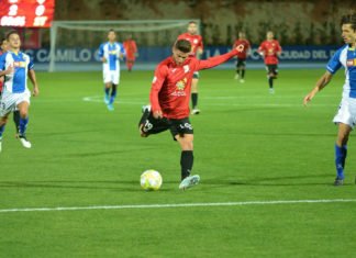 La Nucía pone contra las cuerdas al Hércules tras endosarle tres goles en el Olímpico Camilo Cano