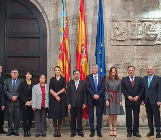 Miembros del gobierno de China visita estos días Valencia y el Consell presidido por Ximo Puig