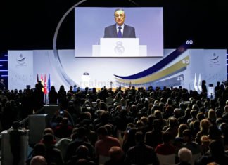 Florentino Pérez: “El Real Madrid es hoy el gran referente en el mundo del deporte”