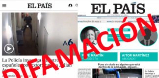 El País DIFAMA sobre el periodista José Martín Santos y miembros de Agencia6