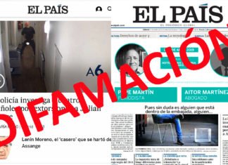 El País DIFAMA sobre el periodista José Martín Santos y miembros de Agencia6