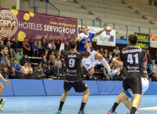 El Balonmano Benidorm recibe este viernes en Liga Asobal al BM. Logroño La Rioja en el Palau