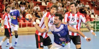 Duelo regional de balonmano en la élite entre el BM. Benidorm y el Puerto de Sagunto este sábado